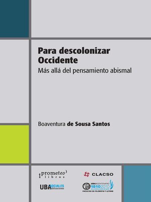 cover image of Para descolonizar occidente